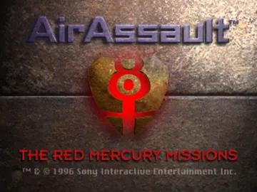 AirAssault - The Red Mercury Missions (JP) screen shot title